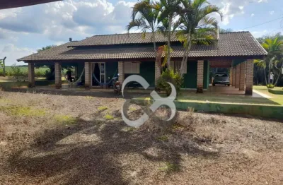 Chácara com 3 dormitórios à venda, 24000 m² por r$ 3.120.000,00 - gleba ribeirão cafezal - londrina/pr