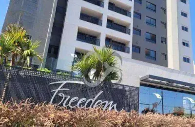 Apartamento com 1 dormitório para alugar, 45 m² por r$ 2700/mês - gleba palhano - londrina/pr