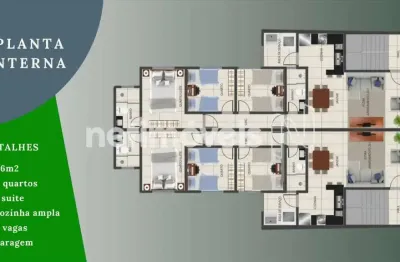 Casa com 3 quartos à venda na Avenida Campina Grande, Parque Xangri-Lá, Contagem