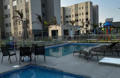 Apartamento pra alugar com 2 quartos banheiro social elevador no castelão - fortaleza