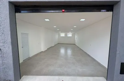Salão comercial para locação, vila nova esperia, 2 banheiros