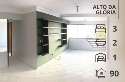 Apartamento com 3 quartos para alugar na Rua Teresina, 11, Alto da Glória, Goiânia