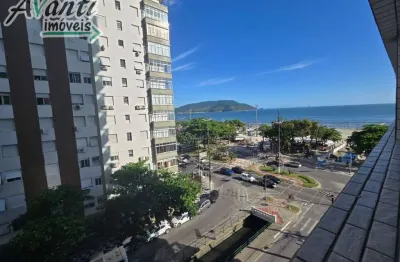 Apartamento à venda no boqueirão, santos – vista mar, 1 dorm, 2 banheiros, 1 vaga
