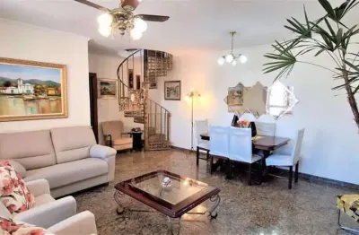 Cobertura 3 dormitórios, 1 suíte, gonzaga, santos - co0003.