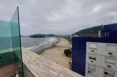 Apartamento residencial 3 dormitórios à venda, pé na areia, josé menino, santos - ap0503.