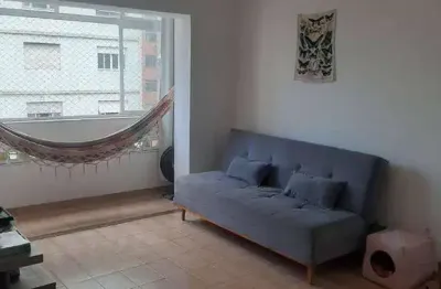 Espaçoso apartamento de 1 dormitório no josé menino, em santos - avanti imóveis