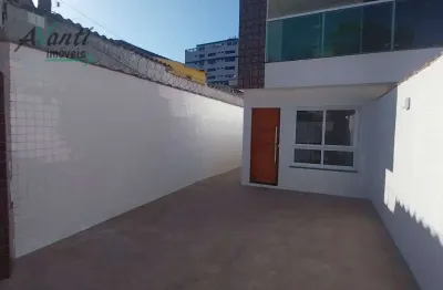 Casa  sobreposta térrea com 3 dormitórios à venda, 126 m² por r$ 1.290.000 - aparecida - santos/sp