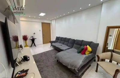 Apartamento com 3 dormitórios à venda, 82 m² - boqueirão - santos/sp