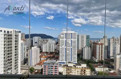 Apartamento com 1 dormitório para alugar, 47 m² por r$ 4.501,00/mês - boqueirão - santos/sp