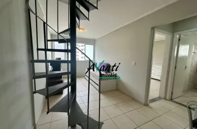 Apartamento duplex com 1 dormitório, 145 m² - venda por r$ 480.000,00 ou aluguel por r$ 3.730,00/mês - josé menino - santos/sp