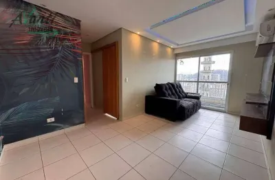 Apartamento com 2 dormitórios à venda, 67 m²  - encruzilhada - santos/sp