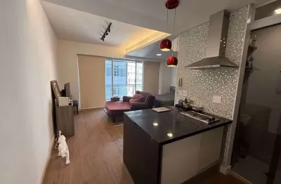 Apartamento com 1 dormitório à venda, 44 m² por r$ 750.000,00 - pompéia - santos/sp