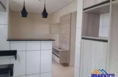 Apartamento com 2 dormitórios à venda, 45 m² por r$ 190.000,00 - jardim recanto - americana/sp