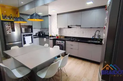 Apartamento com 2 dormitórios sendo um suíte  à venda, 52 m² por r$ 399.000 - jardim marajoara - nova odessa/sp