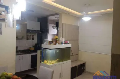 Apartamento com 2 dormitórios à venda, 56 m² por r$ 170.000,00 - chácara letônia - americana/sp