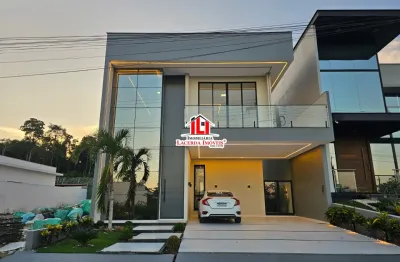 Quinta das marinas 4 suítes venda piscina e edícula casa nova