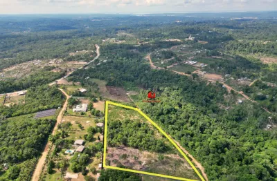 Terreno com 6.000m² na avenida cláudio mesquita, tarumã-açu!