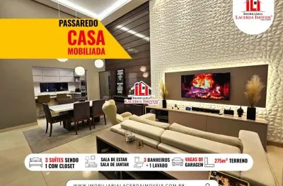 Passaredo 3 suítes espaço gourmet venda casa semimobiliada