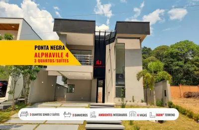 Casa em condomínio fechado com 3 quartos à venda na Avenida José Augusto Loureiro, 4, Ponta Negra, Manaus