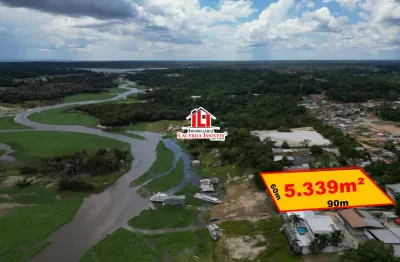 Terreno com Acesso ao Rio Tarumã Açu 5.339m² Murado disponível pra Venda!