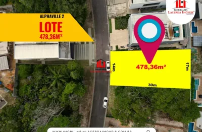 Aphaville Manaus 2 - lote 478m² Ponta Negra Já com supressão vegetal LAU