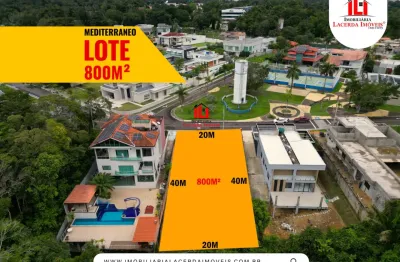 Condomínio Mediterrâneo Lote 800m² Venda Limpo pronto pra construir !