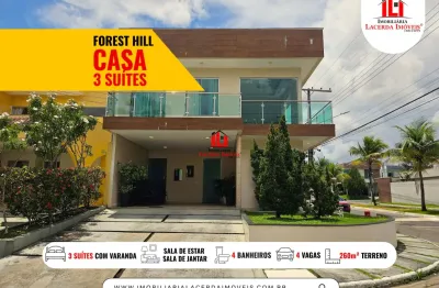 Forest Hill Casa Duplex  com 3 Suítes Piscina Com cascata Suítes com varandas