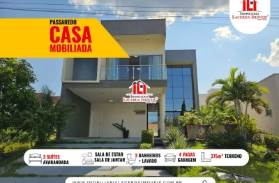 Passaredo Locação e Venda  mobiliada  3 suítes Energia solar Espaço Gourmet e Piscina!