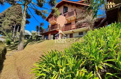 Casa em condomínio fechado com 6 quartos à venda no alto do capivari, campos do jordão  por r$ 2.800.000