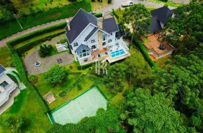 Casa em condomínio fechado com 4 quartos à venda no descansopolis, campos do jordão  por r$ 4.800.000