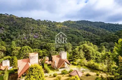 Casa em condomínio fechado com 3 quartos à venda no vale encantado, campos do jordão  por r$ 949.000
