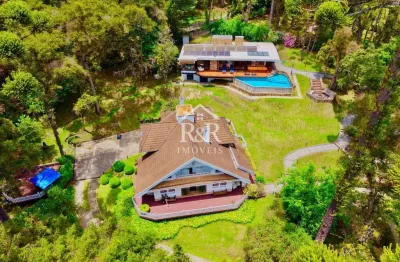 Casa em condomínio fechado com 4 quartos à venda no capivari, campos do jordão  por r$ 5.150.000