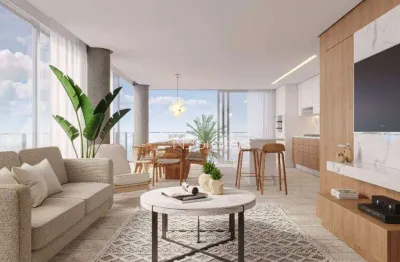 Rooftop com piscina, solarium e espaço gourmet com vista para o mar!