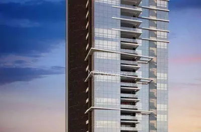 Com 3 quartos e 302m² privativos com acabamento superior!