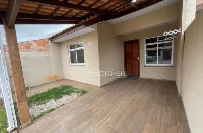 More com segurança! Casa 2 quartos em condomínio fechado na fazenda rio grande