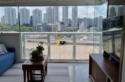 Imperdível! apartamento mobiliado à venda com 76m², 2 quartos (1 suite) e 1 vaga de garagem. vila andrade, são paulo-sp.
