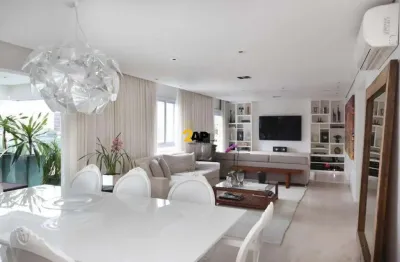 Apartamento de luxo na vila olímpia: 3 quartos, 3 suítes, 3 salas, 5 banheiros, 3 vagas de garagem, 210m² - são paulo-sp.