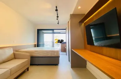 Apartamento studio mobiliado a venda no brooklin com 33m²