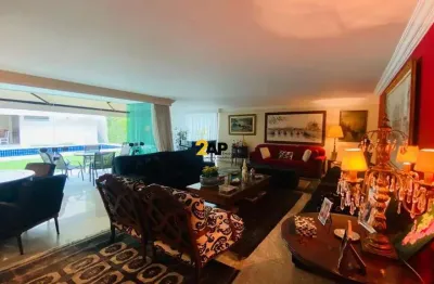 Casa tipo sobrado a venda na granja julieta, 4 dormitórios, 4 vagas, piscina, churrasqueira com 450m²