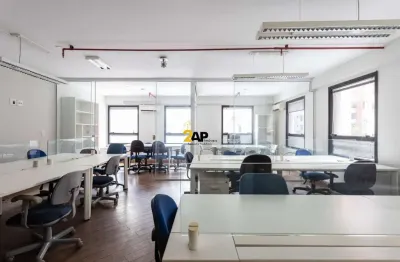 Sala comercial para aluguel na vila olímpia: 2 salas, 1 banheiro, 2 vagas de garagem e 76m² de área
