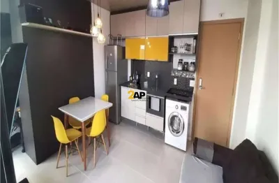 Apartamento à venda em santo amaro, são paulo-sp: 1 quarto, 1 sala, 1 banheiro, 1 vaga de garagem!