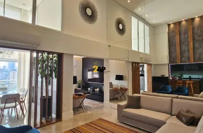 Imperdível apartamento de luxo à venda na vila andrade com 138m² e pé direito duplo