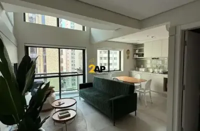 Apartamento duplex para locação em moema, são paulo-sp: 2 quartos, 2 banheiros, 1 vaga, 70m²!