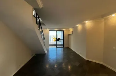 Cobertura duplex de 181m² à venda ou locação com 3 quartos, 1 suíte e 3 vagas - vila andrade.