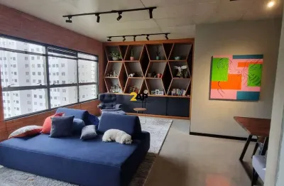 Apartamento mobiliado à venda com 70m² em usina piratininga, com 1 quarto e 2 vagas.