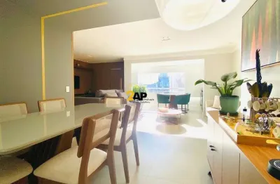 Apartamento mobiliado reformado a venda no brooklin, 3 dormitórios, 2 vagas de garagem, com 116m²