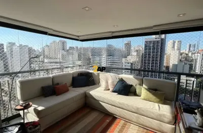 Apartamento de alto padrão com 2 quartos, 1 suíte e 140m² no bairro cerqueira césar em são paulo-sp