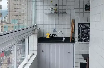 Venda de apartamento de 2 quartos com suíte e vaga de garagem em ocian, praia grande-sp!