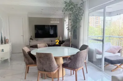 Apartamento à venda com 125m², mobiliado, 3 suítes e 2 vagas - vila andrade