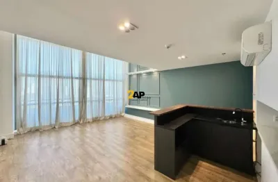 Sala comercial de 67m² para venda ou aluguel no brooklin com 2 vagas